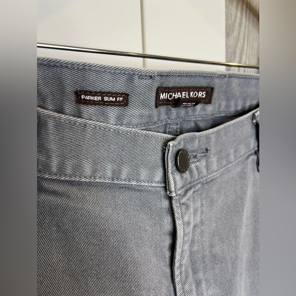 B10.14. Michael Kors Men’s charcoal Gray denim Jeans EUC 36/34 - Picture 6 of 6